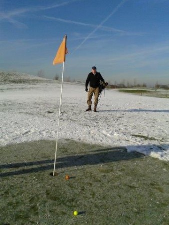 Robert op de Noordpool??